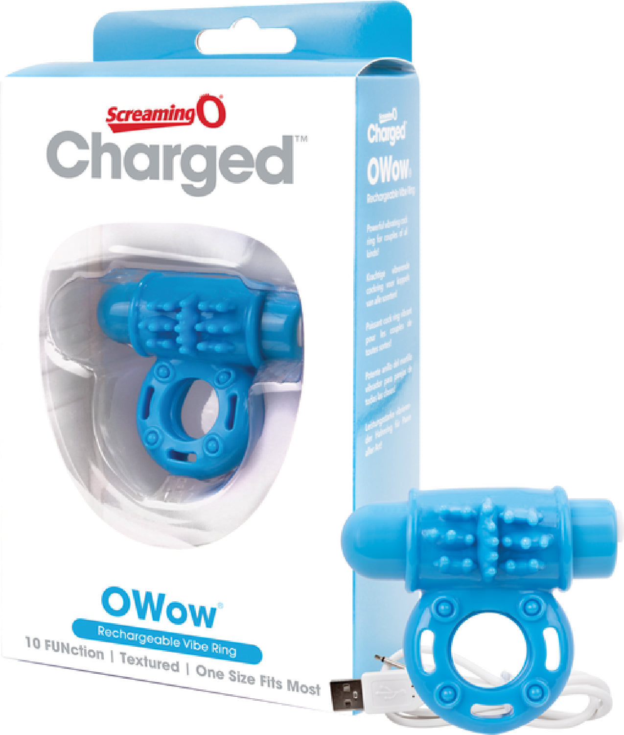 O Wow Ring – Rechargeable Vibrating Cock Ring with 10 Vibration Functions > Cock Ring > Vibrating - Tophatter Daily Deals
