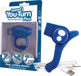 Charged You-Turn Plus – Rechargeable Vibrating Cock Ring > Cock Ring > Vibrating - Tophatter Daily Deals