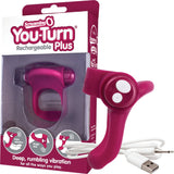 Charged You-Turn Plus – Rechargeable Vibrating Cock Ring > Cock Ring > Vibrating - Tophatter Daily Deals