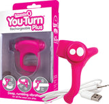 Charged You-Turn Plus – Rechargeable Vibrating Cock Ring > Cock Ring > Vibrating - Tophatter Daily Deals
