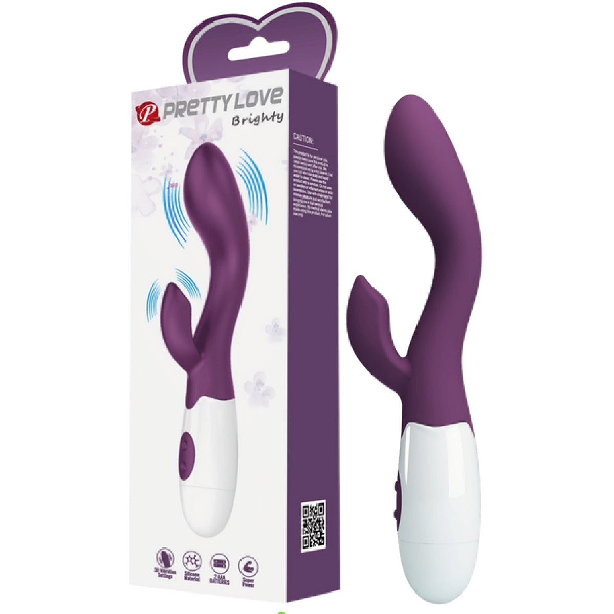 Brighty G-Spot and Clitoral Rabbit Vibrator – Dual Stimulation Vibrator > Sex Toys For Ladies > G-Spot Vibrators - Tophatter Daily Deals