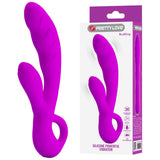 Pretty Love Budding – Silicone Powerful Vibrator with Rabbit Clitoral Stimulator > Vibrators > Ladies > Rabbit Multi - Tophatter Daily Deals