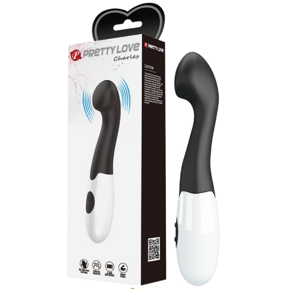 Charles Classic – Stylish Silicone Vibrator with Bulbous Head > Vibrators > Ladies > Rabbit - Tophatter Daily Deals