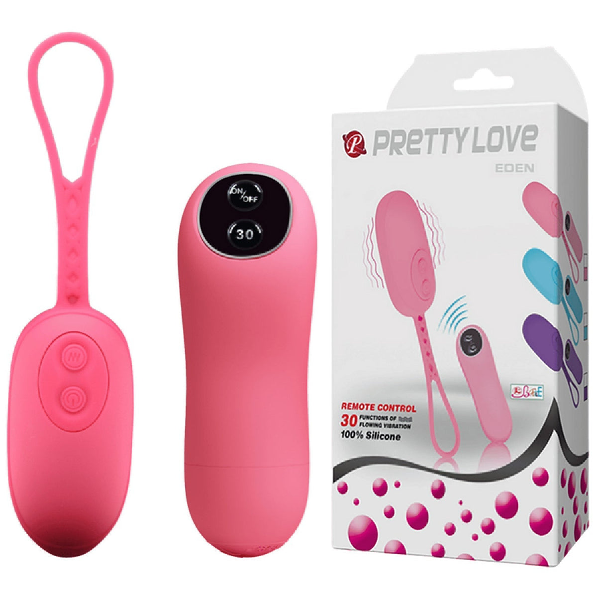 Eden Remote Control Egg – Remote-Controlled Vibrator > Sex Toys For Ladies > Vibrating Eggs - Tophatter Daily Deals