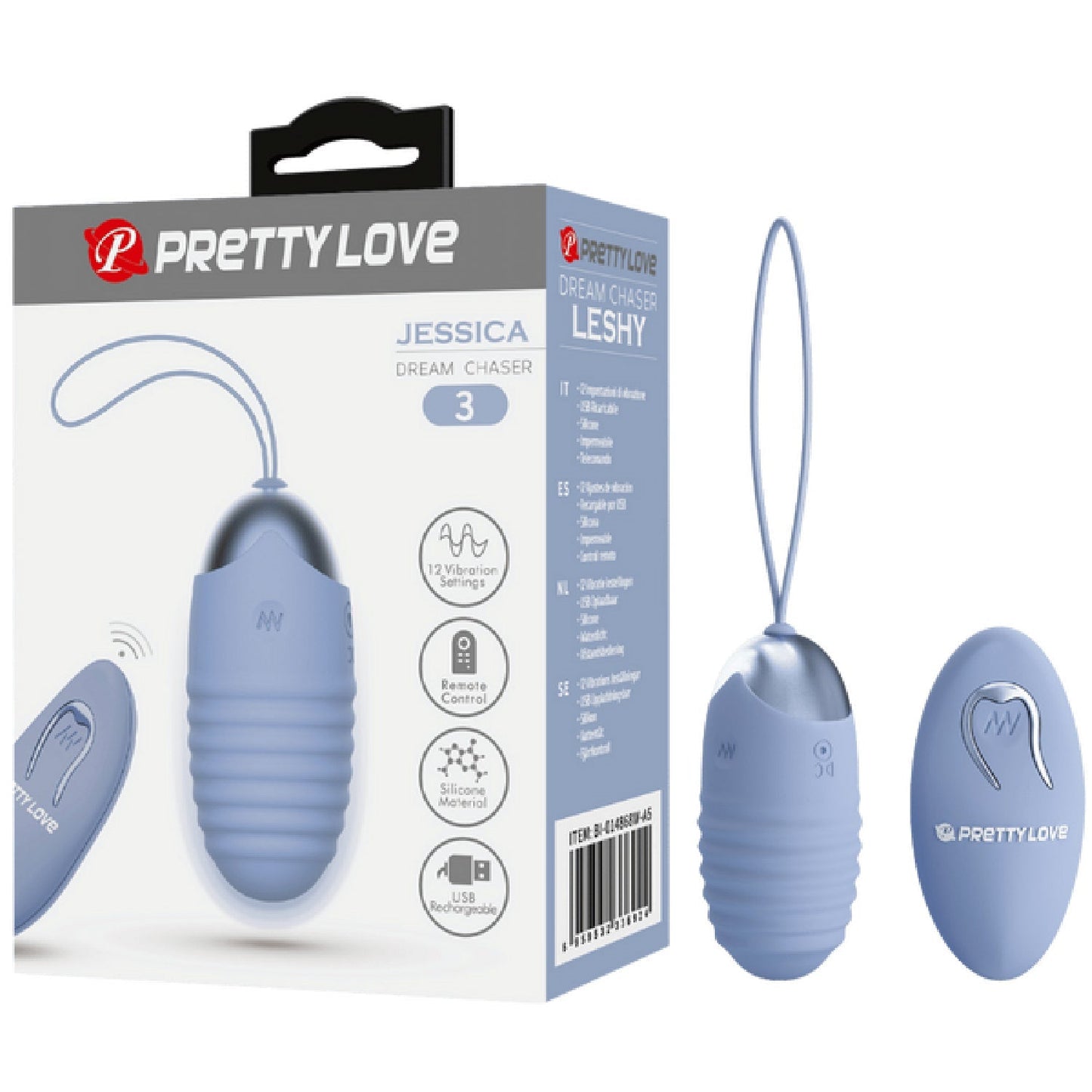 Rechargeable Jessica – Multi-Speed Remote-Controlled Silicone Egg Vibrator with 12 Vibration Settings > Sex Toys For Ladies > Vibrating Eggs - Tophatter Daily Deals