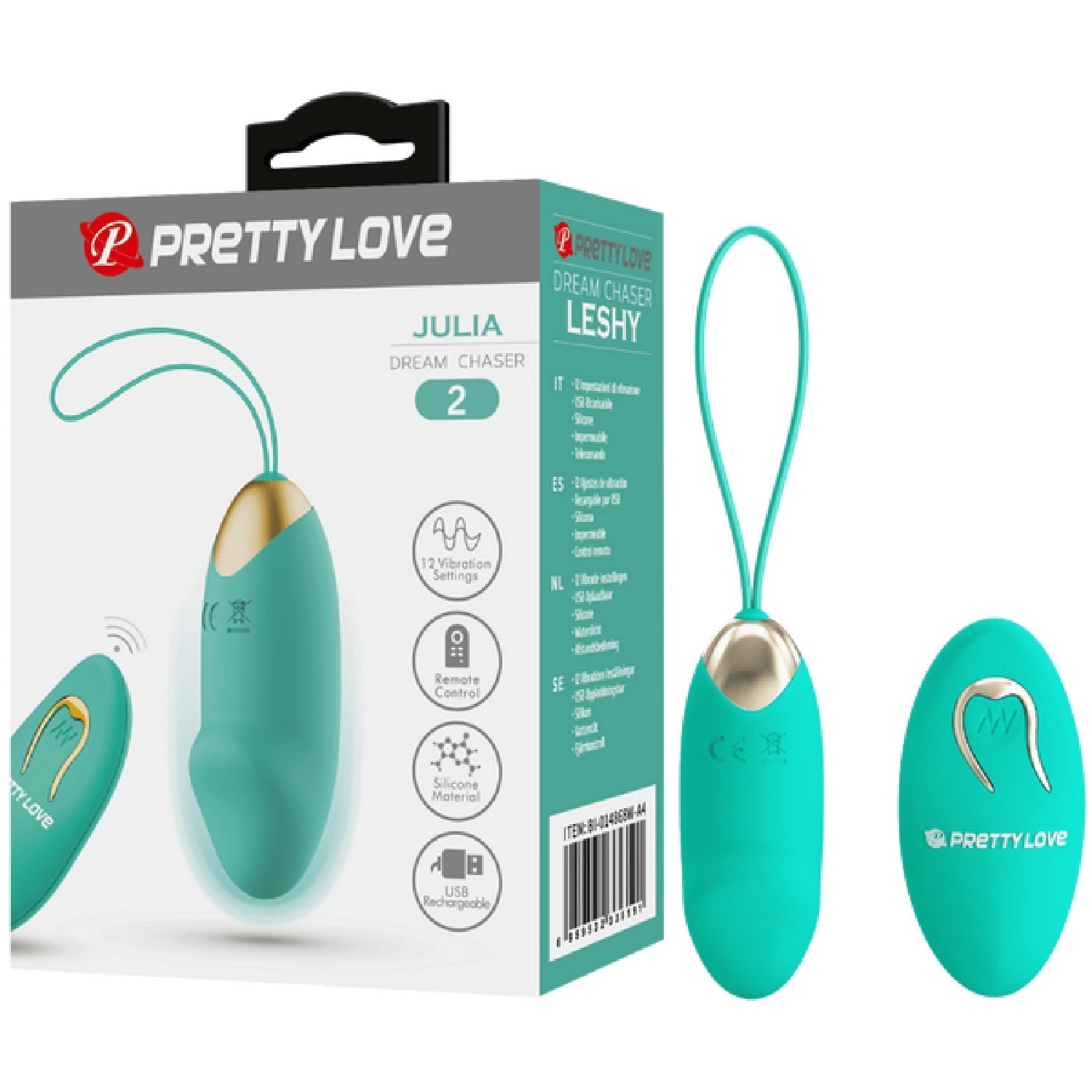 Rechargeable Julia – Multi-Speed Remote-Controlled Egg Vibrator with 12 Vibration Settings > Sex Toys For Ladies > Vibrating Eggs - Tophatter Daily Deals
