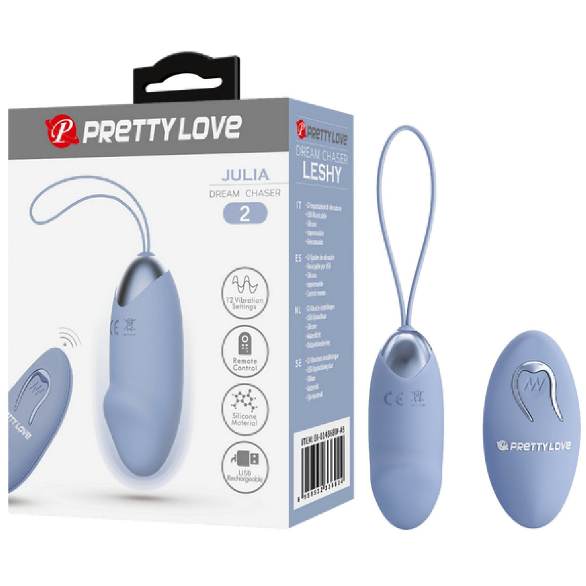 Rechargeable Julia – Multi-Speed Remote-Controlled Egg Vibrator with 12 Vibration Settings > Sex Toys For Ladies > Vibrating Eggs - Tophatter Daily Deals