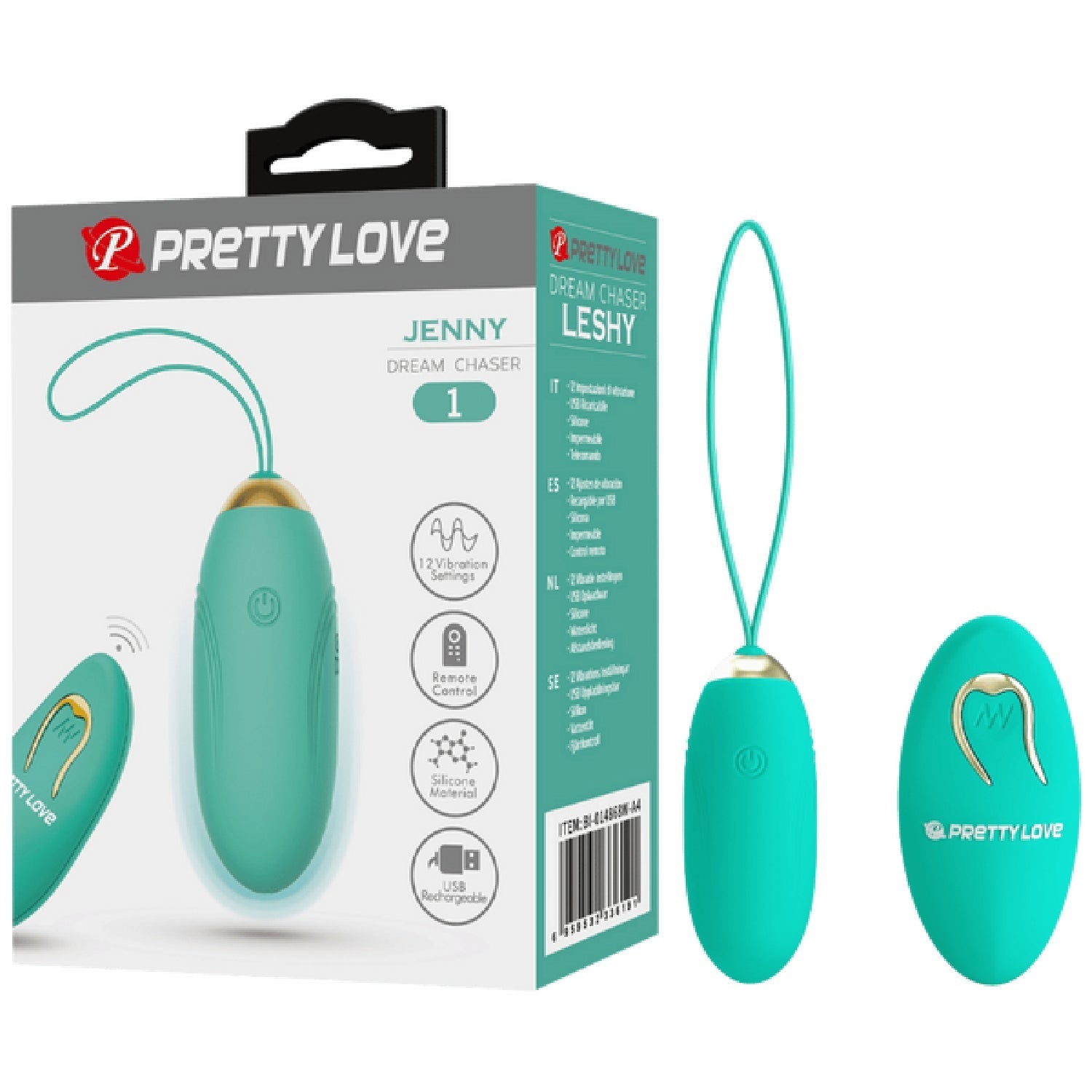 Rechargeable Jenny – Multi-Speed Remote-Controlled Egg Vibrator with 12 Vibration Settings > Sex Toys For Ladies > Vibrating Eggs - Tophatter Daily Deals