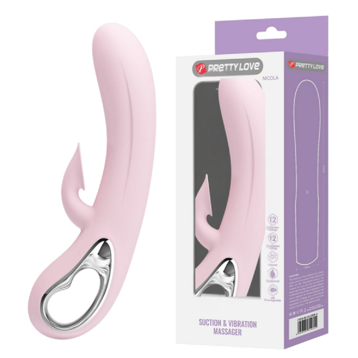 Rechargeable Nicola – Rechargeable Vibrator > Vibrators > Ladies > Rabbit - Tophatter Daily Deals