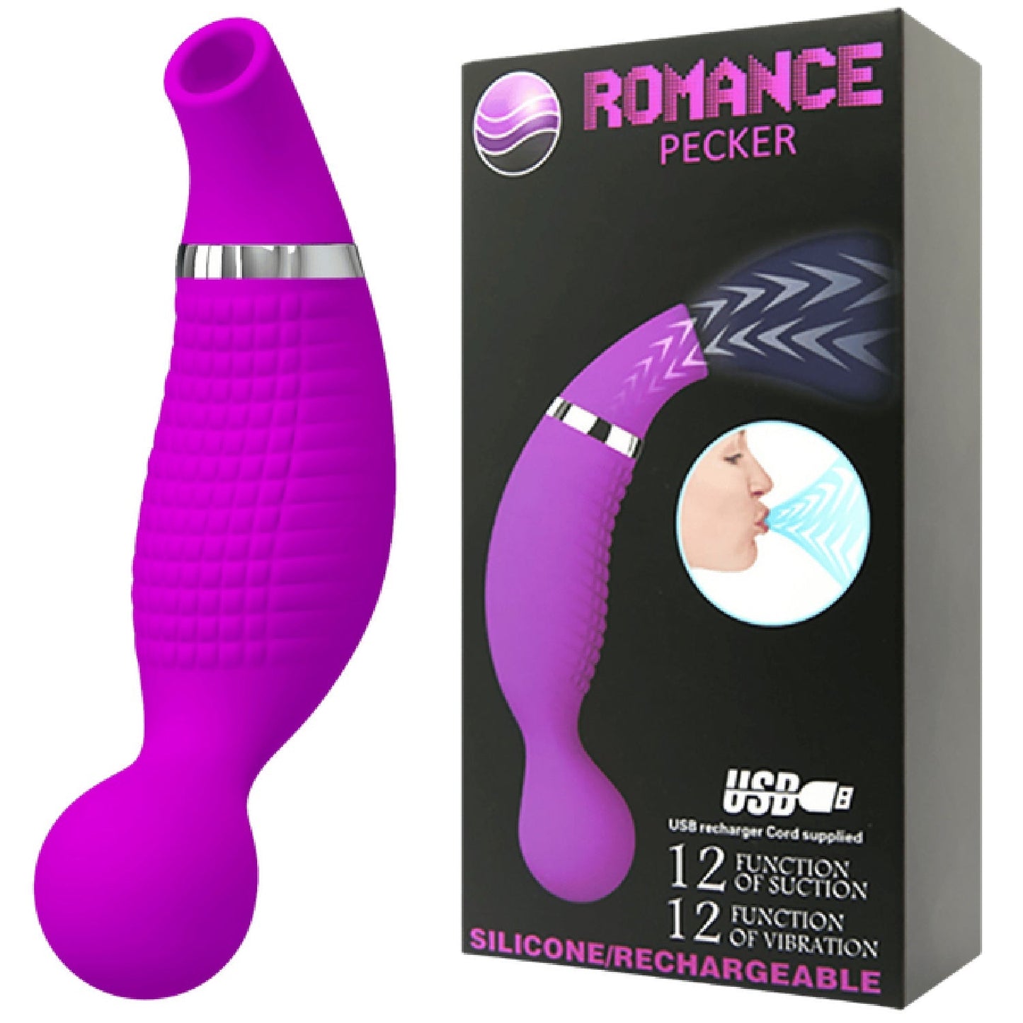 Romance Pecker – Rechargeable Vibrator > Vibrators > Ladies > Clitoral Vibrators and Stimulators - Tophatter Daily Deals