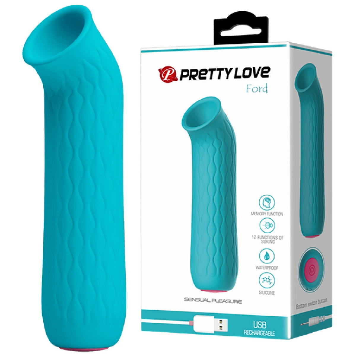 Rechargeable Ford – Medical-Grade Clitoral Sucker with 12 Suction Modes > Sex Toys For Ladies > Clitoral Vibrators and Stimulators - Tophatter Daily Deals