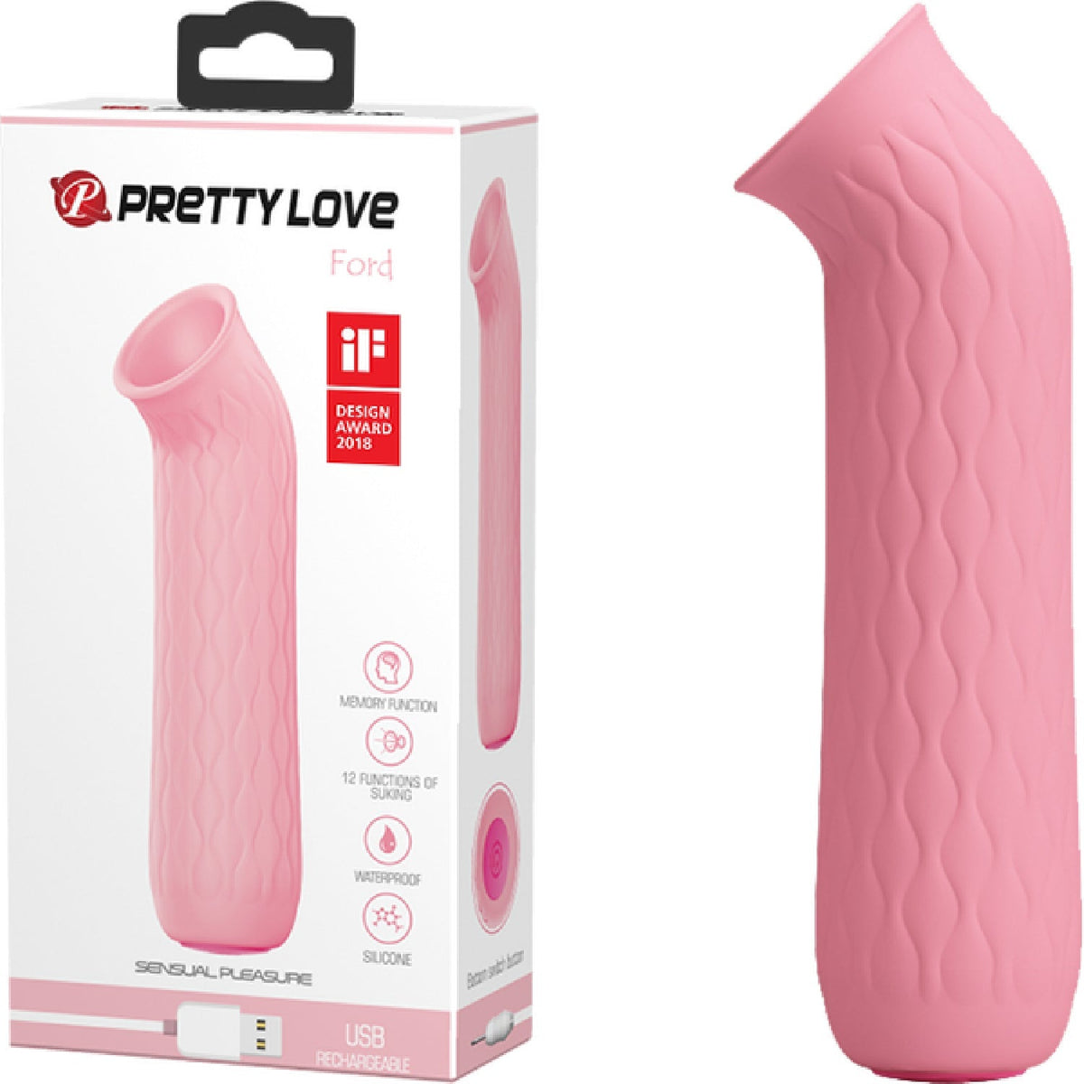 Rechargeable Ford – Medical-Grade Clitoral Sucker with 12 Suction Modes > Sex Toys For Ladies > Clitoral Vibrators and Stimulators - Tophatter Daily Deals