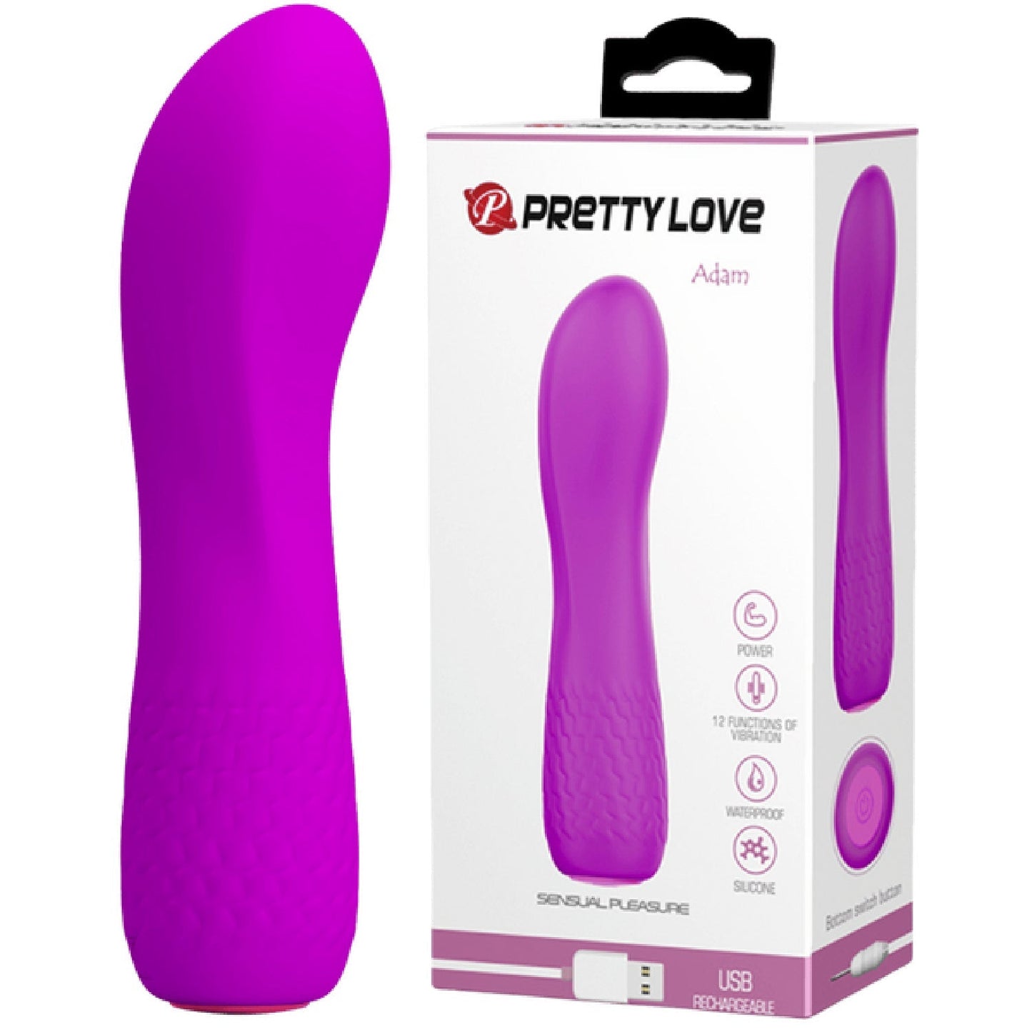 Alice Rechargeable Medical-Grade Silicone Vibrator with 12 Functions and Ergonomic Design > Vibrators > Standard Vibrators - Tophatter Daily Deals