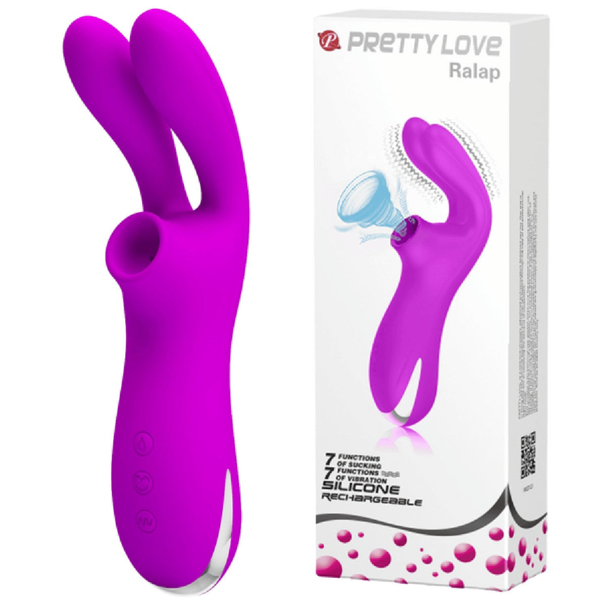 Ralap Sucking and Vibration Dual Action – Waterproof Vibrator with 7 Functions > Vibrators > Ladies > Clitoral Vibrators and Stimulators - Tophatter Daily Deals