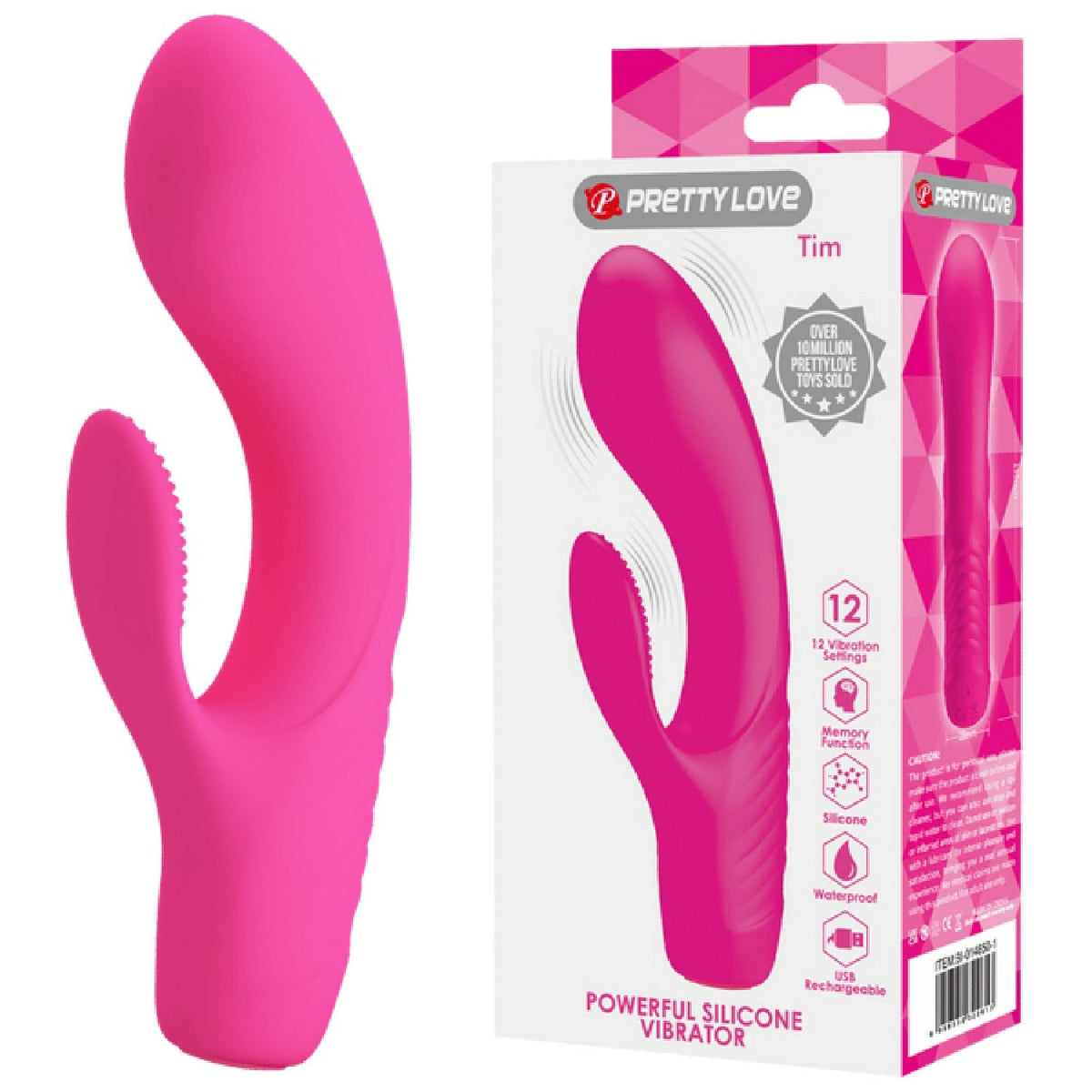 Rechargeable Tim Rabbit Vibrator – Bendable 12-Function G-Spot Vibrator > Sex Toys For Ladies > G-Spot Vibrators - Tophatter Daily Deals