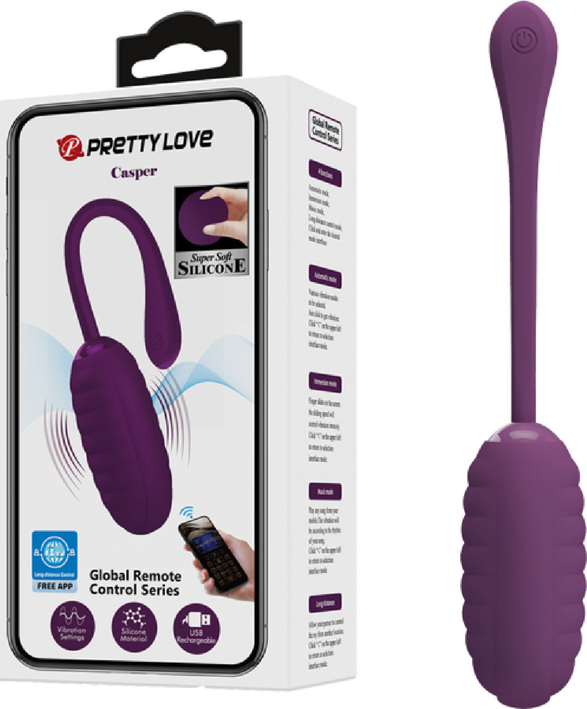 Catalina Byzantium – App-Controlled Vibrating Egg with 12 Vibration Modes > Sex Toys For Ladies > Vibrating Eggs - Tophatter Daily Deals