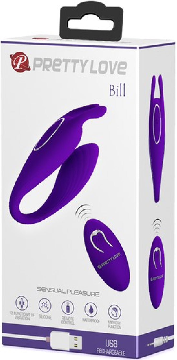 Pretty Love Bill – Waterproof Rechargeable Silicone Stimulator > Sex Toys For Ladies > Clitoral Vibrators and Stimulators - Tophatter Daily Deals