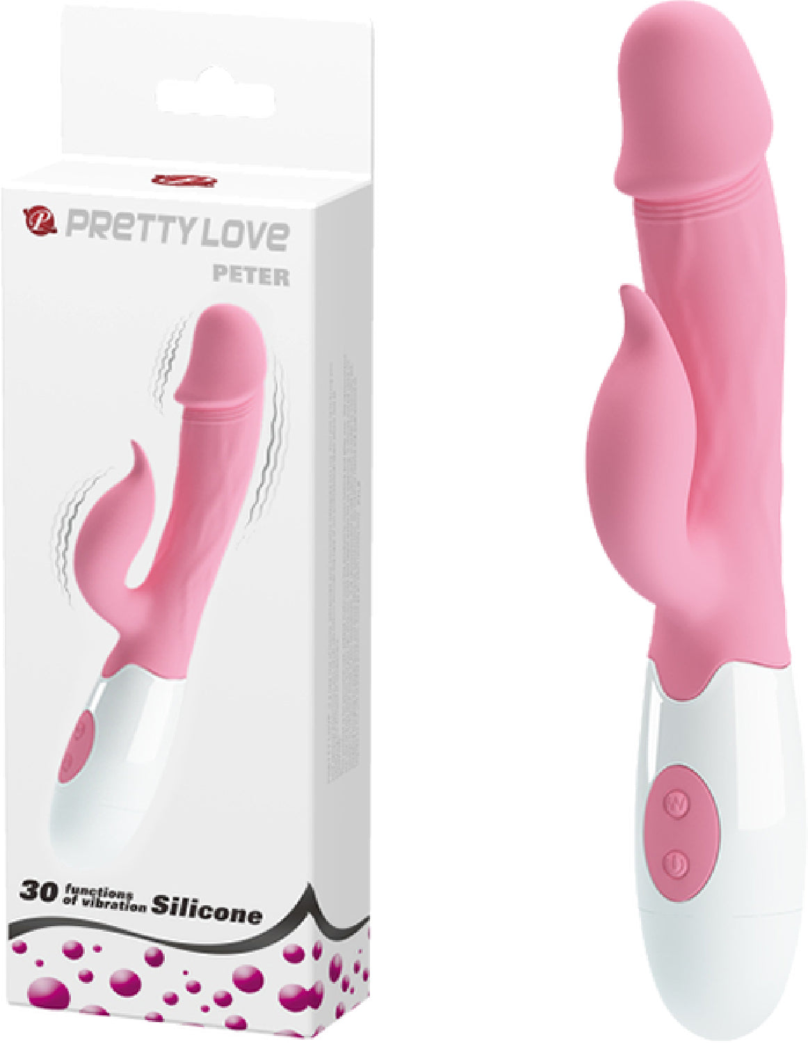 Peter G-Spot Rabbit Vibrator – 30 Function Dual Motor Rabbit Vibrator > Vibrators > Ladies > Rabbit - Tophatter Daily Deals