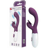 Pretty Love Butterfly Kiss – Vibrator With Clitoral Stimulation Arm > Vibrators > Ladies > Rabbit - Tophatter Daily Deals