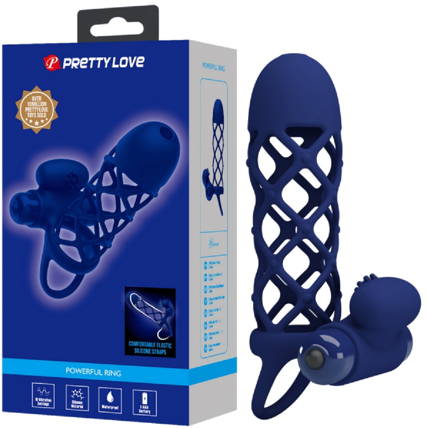 Giann 10 Function Vibrating Cock Sleeve – Firm Grip Vibrating Sleeve > Sex Toys > Couples Toys - Tophatter Daily Deals