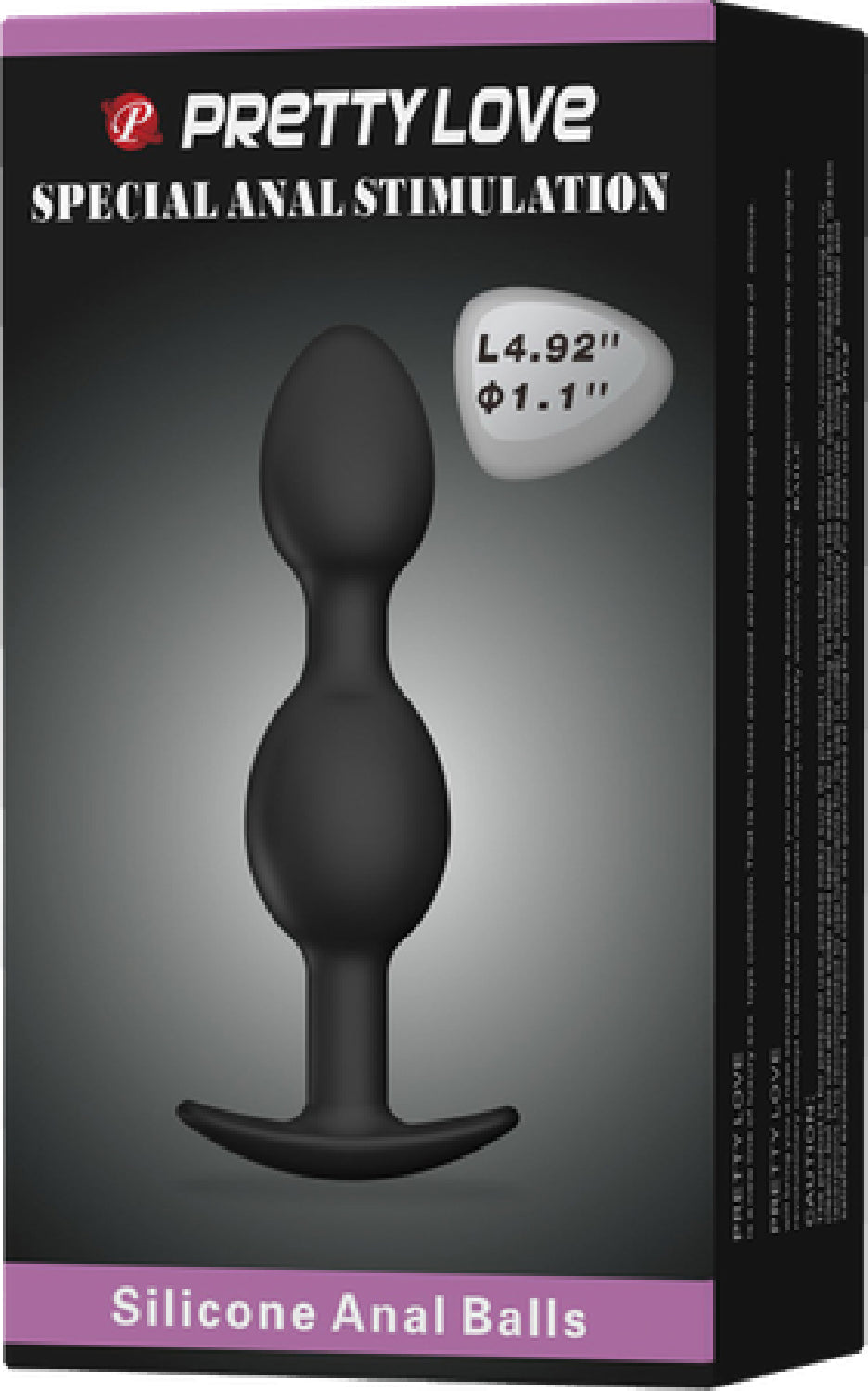 Pretty Love Silicone Anal Balls – 4.92 Inch Silicone Anal Toy > Anal Range > Butt Plugs - Tophatter Daily Deals
