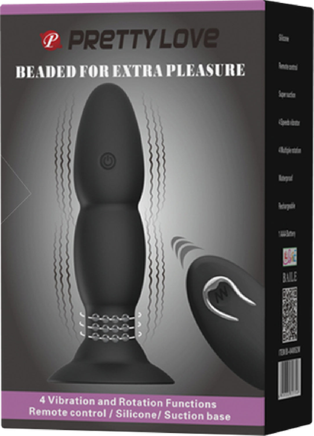 Pretty Love Beaded For Extra Pleasure – Remote-Controlled Butt Plug > Anal Range > Vibrating Butt Plugs - Tophatter Daily Deals
