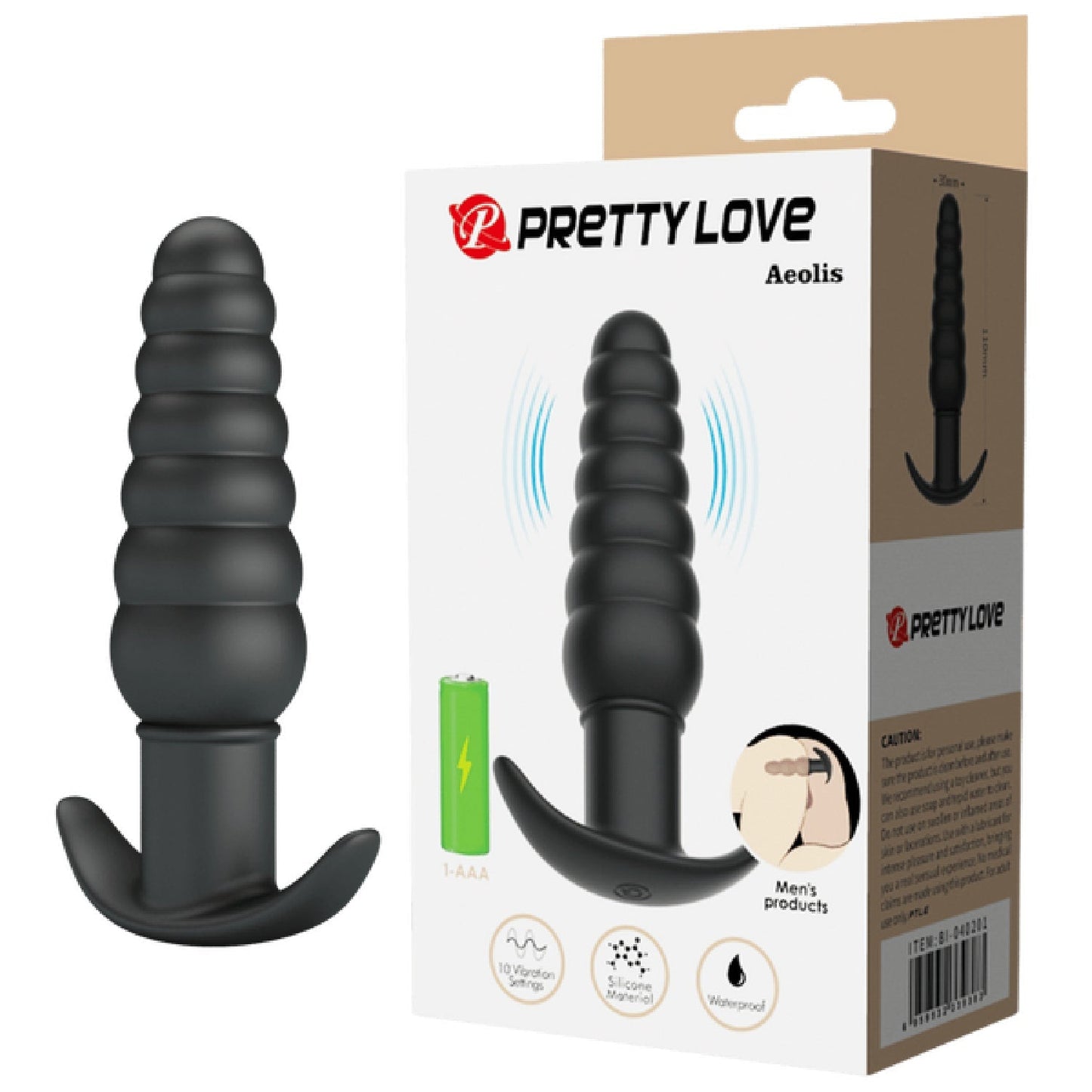 Aeolis Silicone Butt Plug – Smooth Skin Safe Anal Toy With 10 Vibration Settings > Anal Range > Vibrating Butt Plugs - Tophatter Daily Deals