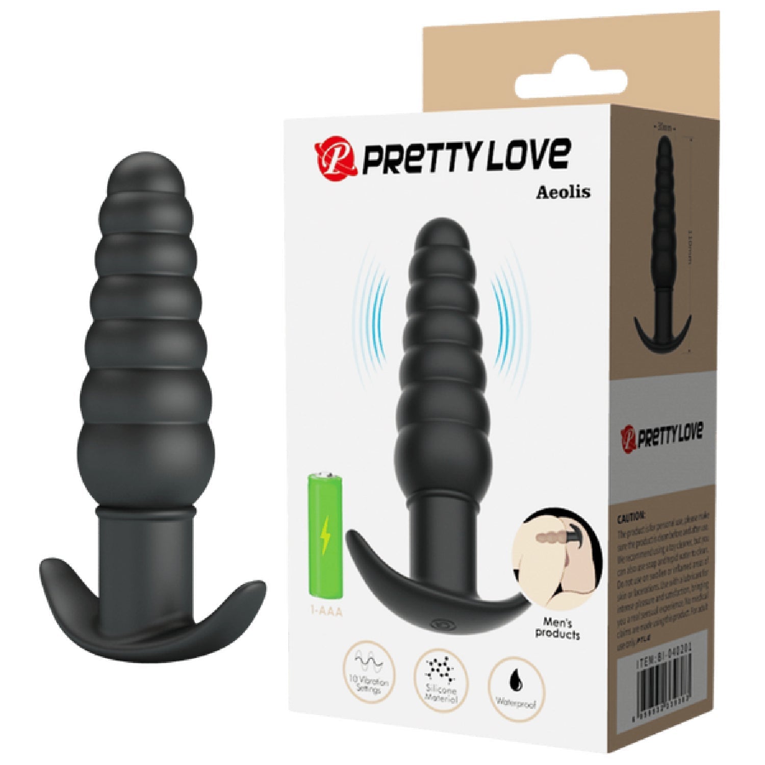 Aeolis Silicone Butt Plug – Smooth Skin Safe Anal Toy With 10 Vibration Settings > Anal Range > Vibrating Butt Plugs - Tophatter Daily Deals