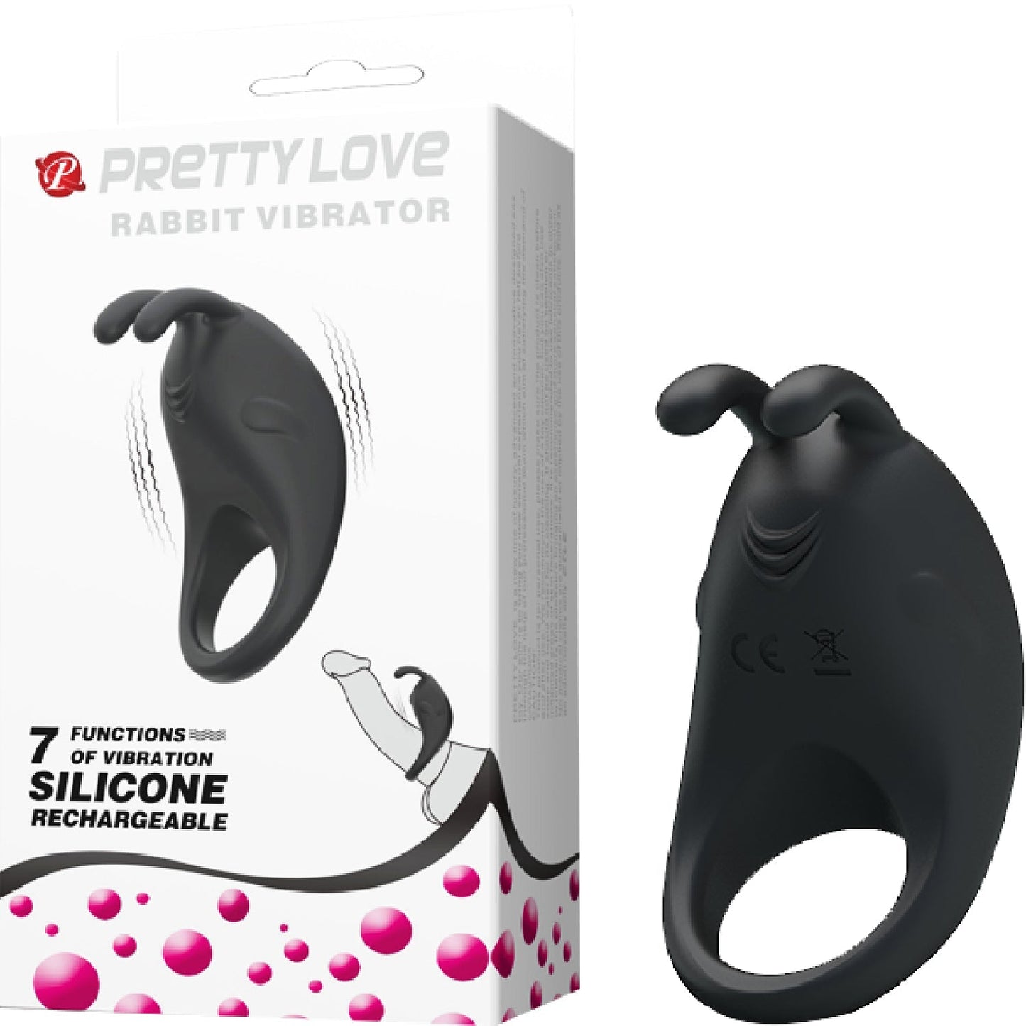 Rechargeable Rabbit Vibrator Cockring – Rechargeable Rabbit Vibrator Cockring > Cock Ring > Vibrating - Tophatter Daily Deals