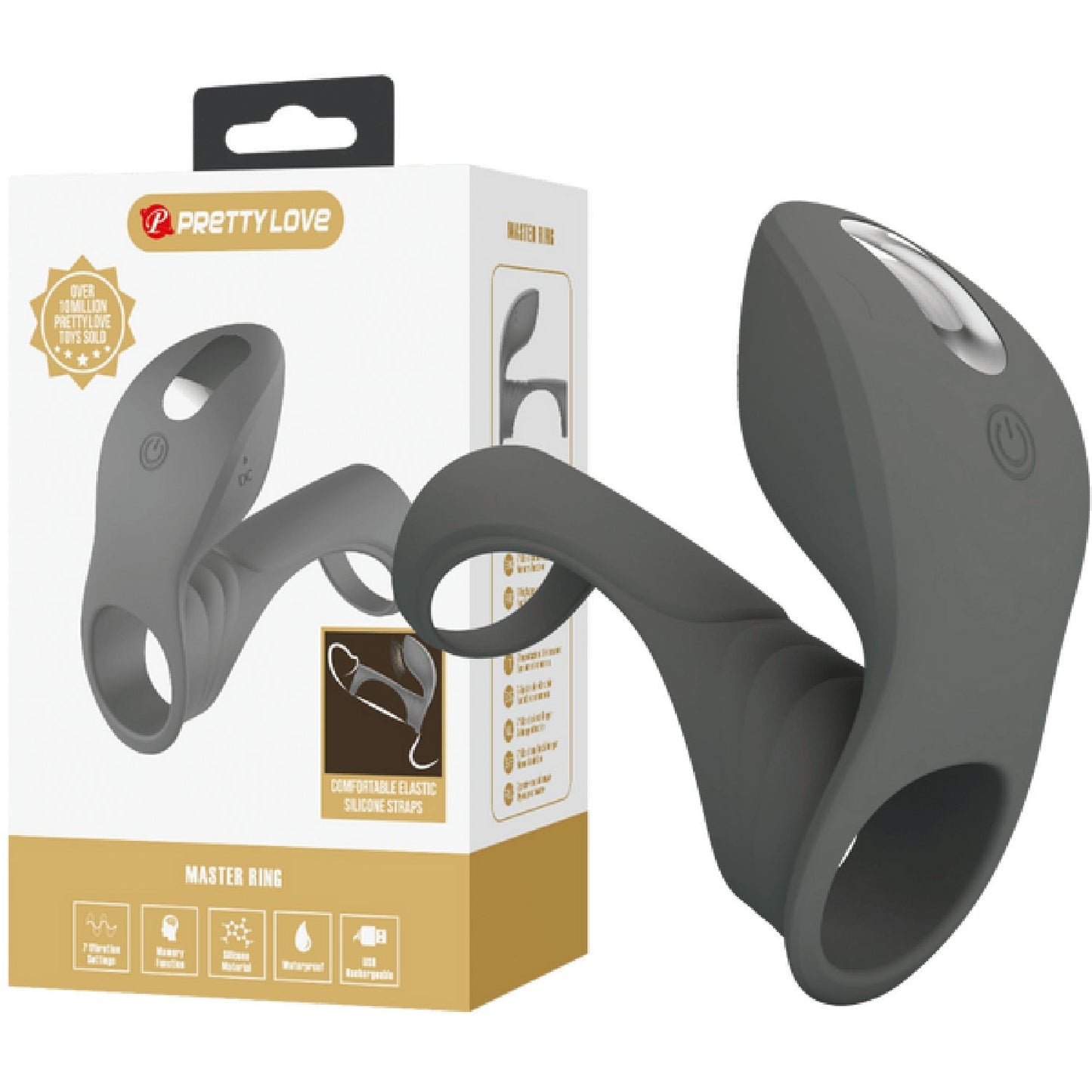 Cirrus – Powerful 7-Function Vibrating Penis Ring > Cock Ring > Vibrating - Tophatter Daily Deals