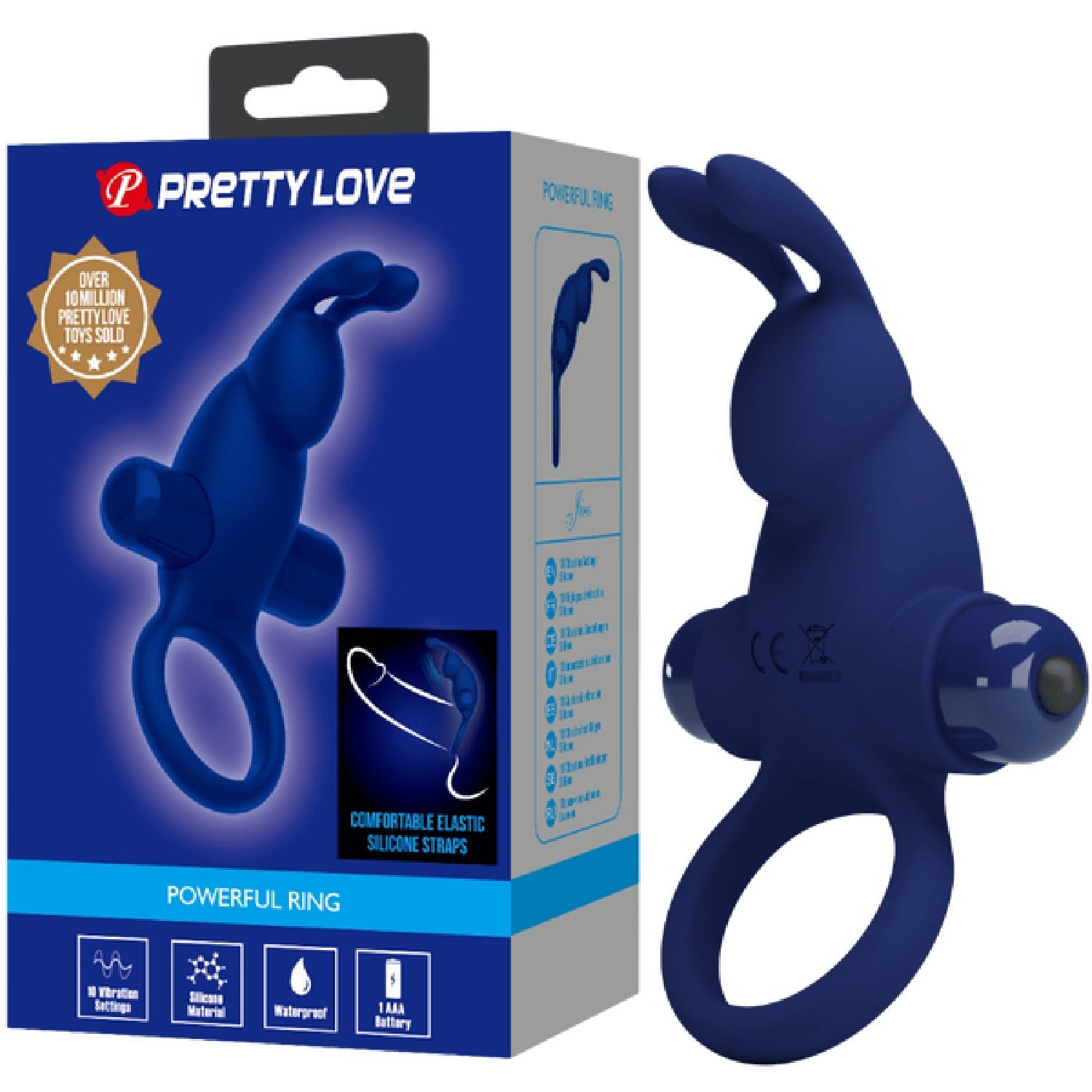 Jiro – Silicone Vibrating Ring with 10 Vibration Functions > Sex Toys > Couples Toys - Tophatter Daily Deals