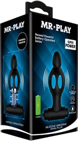Mr. Play Silicone Vibrating Anal Plug – Soft Silicone Anal Plug > Anal Range > Anal Probes - Tophatter Daily Deals