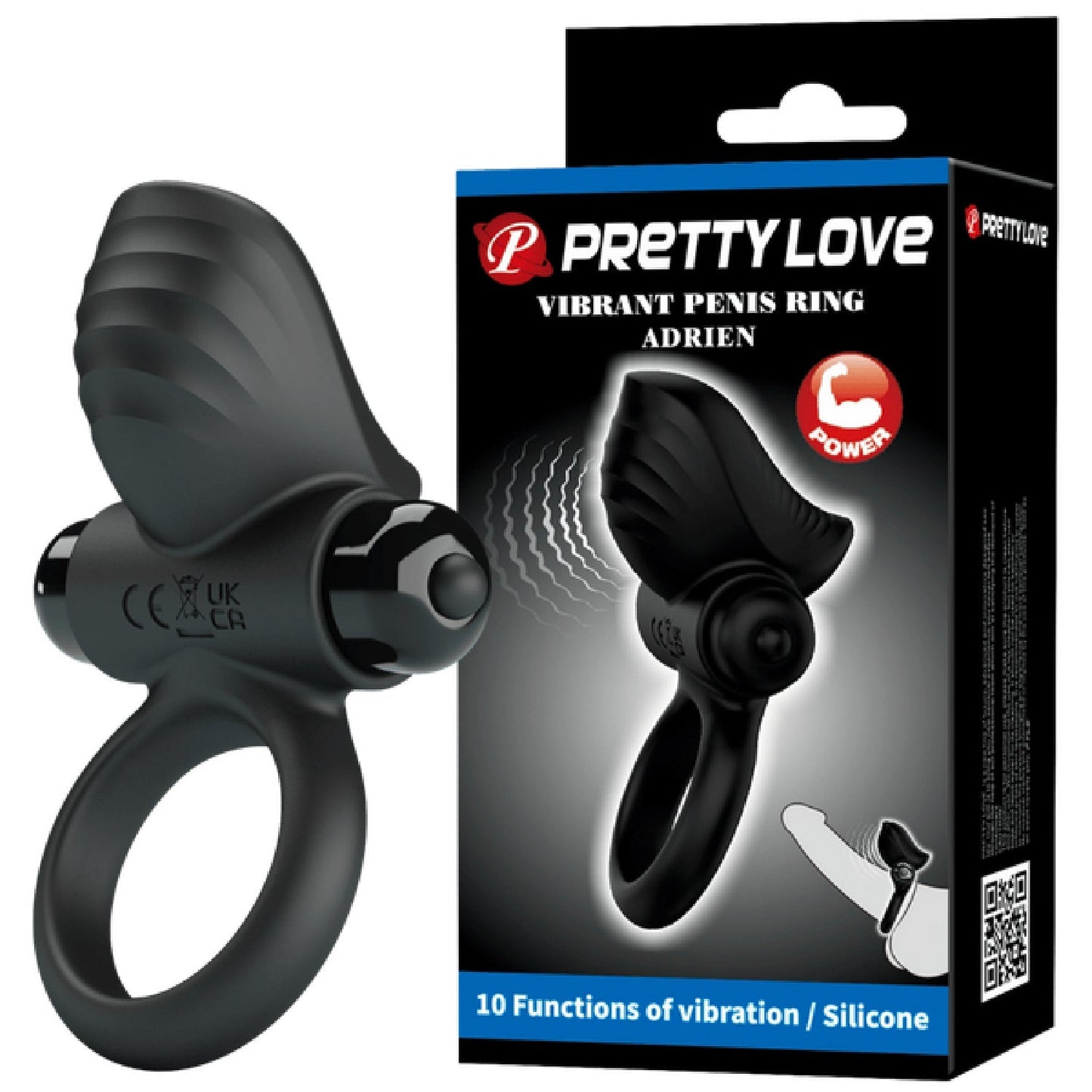 Adrien Vibrating Cock Ring – Silicone 10 Mode Powerful Vibrator Cock Ring > Sex Toys > Couples Toys - Tophatter Daily Deals