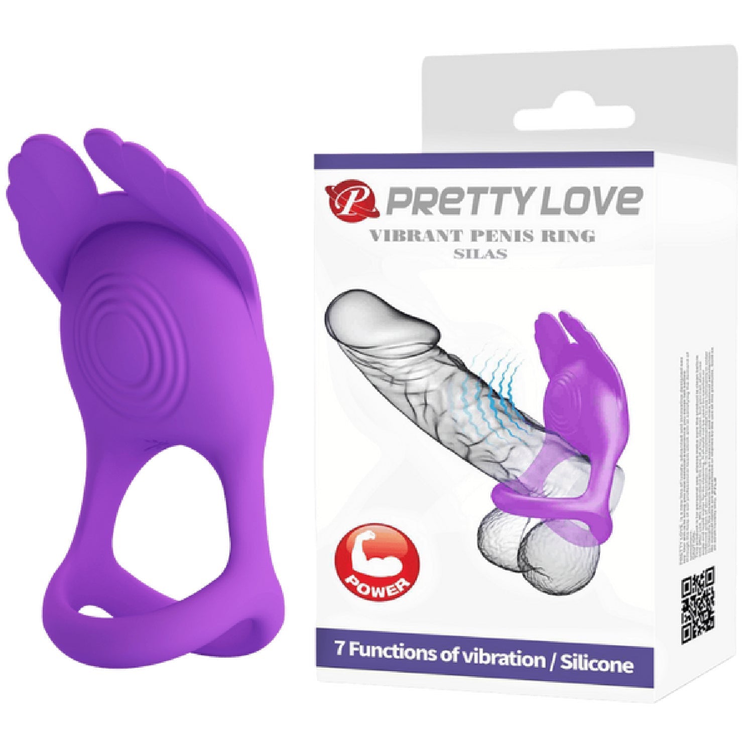 Vibrant Silas – Vibrating Silicone Cock Ring with 7 Vibration Modes > Sex Toys > Couples Toys - Tophatter Daily Deals