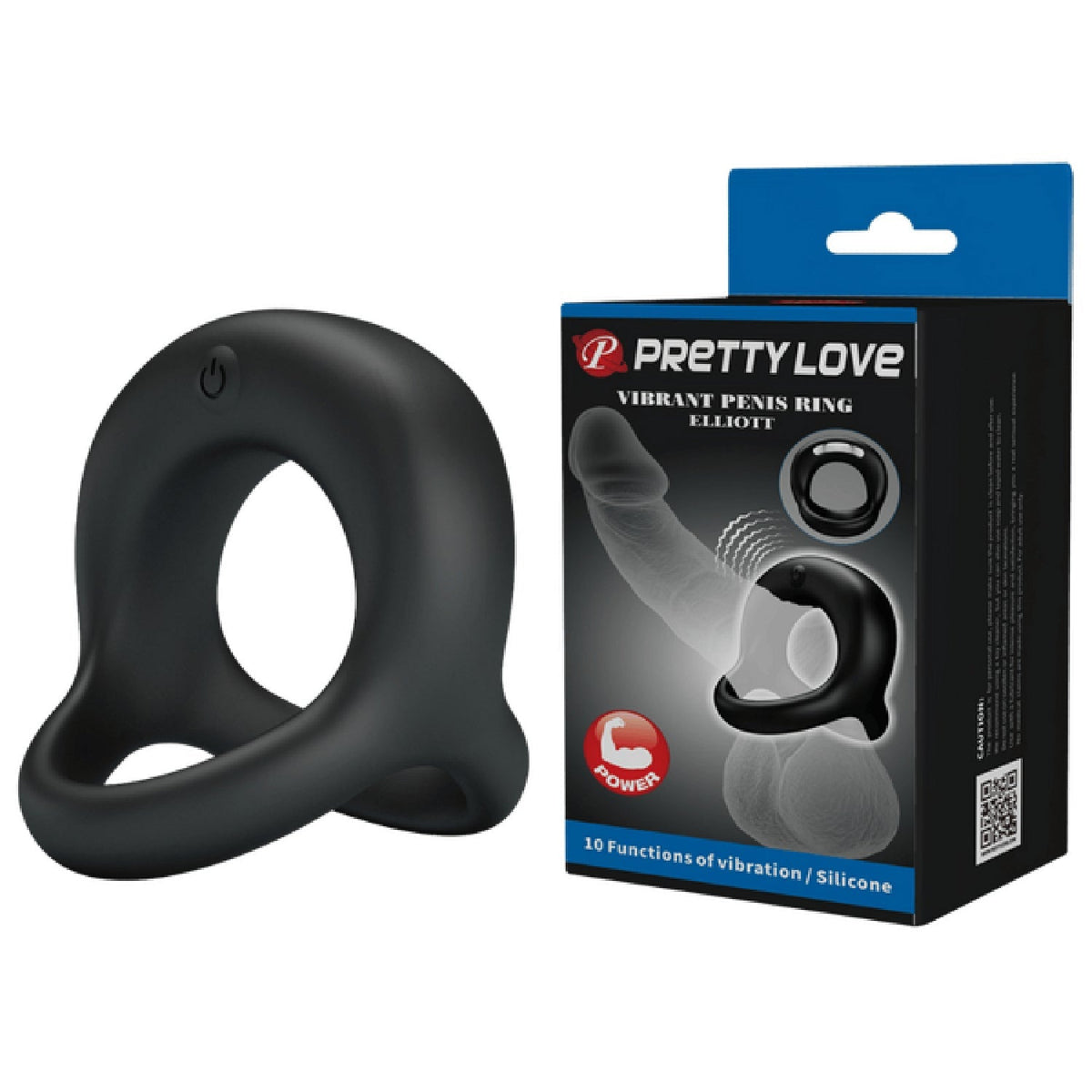 Vibrant Elliott Silicone Penis Ring With Ball Strap – Comfortable Stretchy Cock and Ball Ring > Cock Ring > Sling - Tophatter Daily Deals