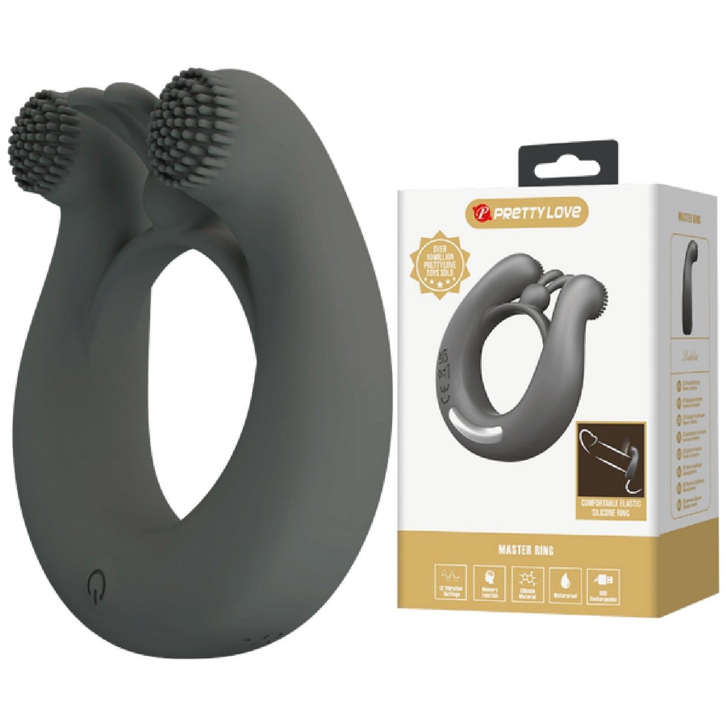 Dahlia – Silicone Dual Motor Vibrating Cock Ring > Cock Ring > Vibrating - Tophatter Daily Deals