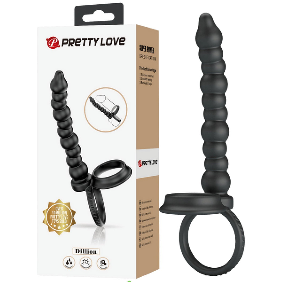 Prettylove Dillion Anal Probe – Elite Silicone Anal Probe > Anal Range > Anal Probes - Tophatter Daily Deals