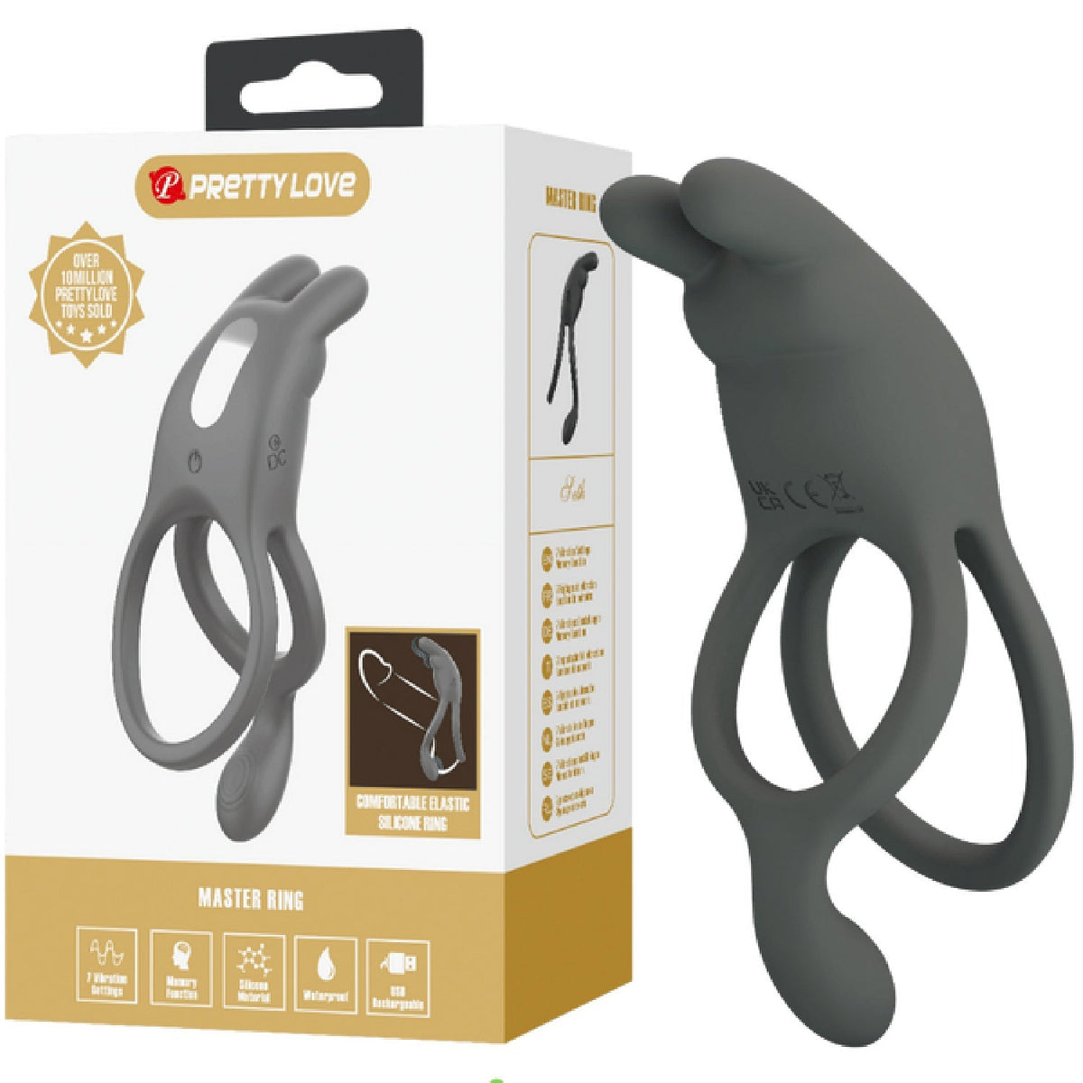 Seth Vibrating Cock Ring – Silicone Powerful Vibrator Cock Ring > Cock Ring > Vibrating - Tophatter Daily Deals