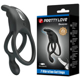 Seth Rechargeable Silicone Vibrating Cock Ring – Powerful Vibrations for Clit and Cock Stimulation > Cock Ring > Vibrating - Tophatter Daily Deals