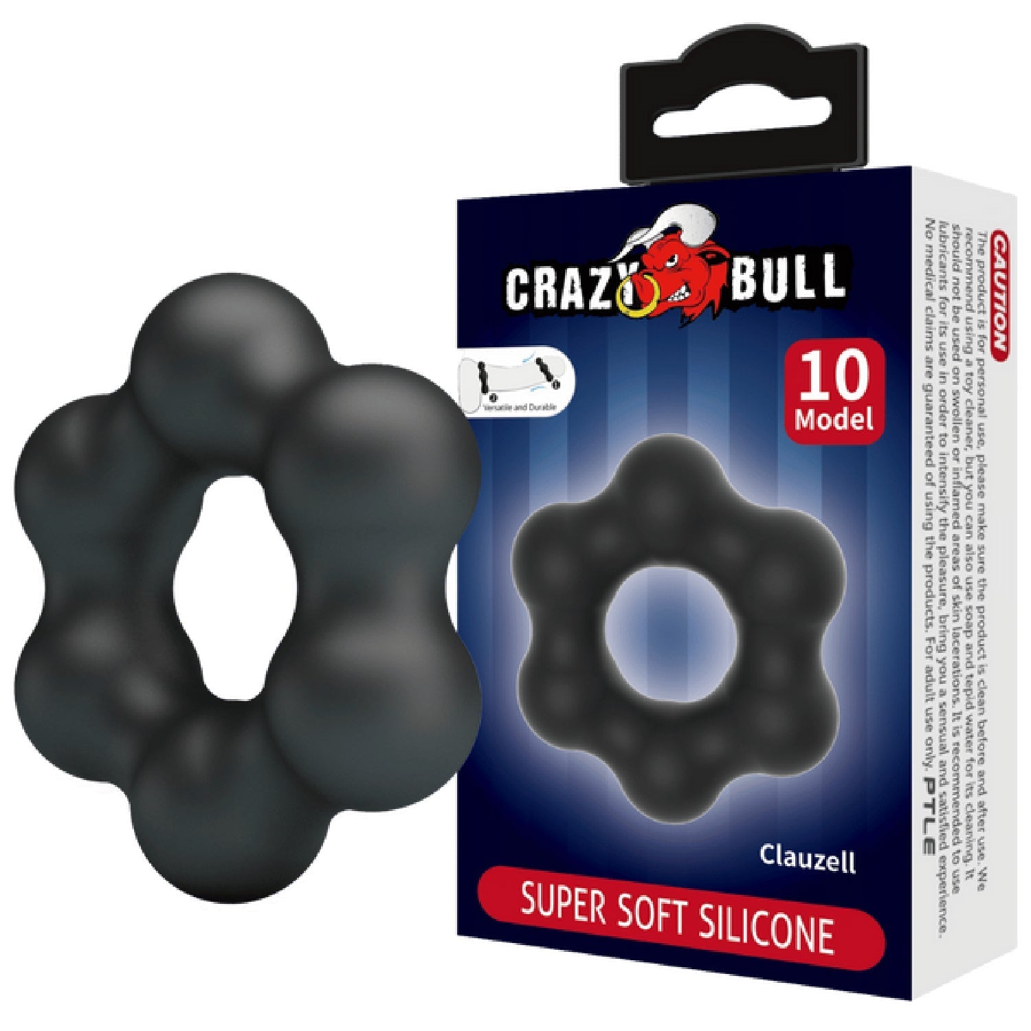 Clauzell No.10 Super Soft Silicone Cockring – Soft Flexible Silicone Ring > Cock Ring > Single - Tophatter Daily Deals