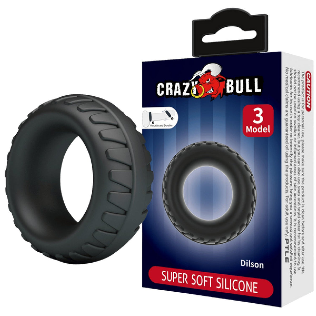 Dilson Super Soft Silicone Cockring – High-Quality Flexible Silicone Cockring > Cock Ring > Single - Tophatter Daily Deals