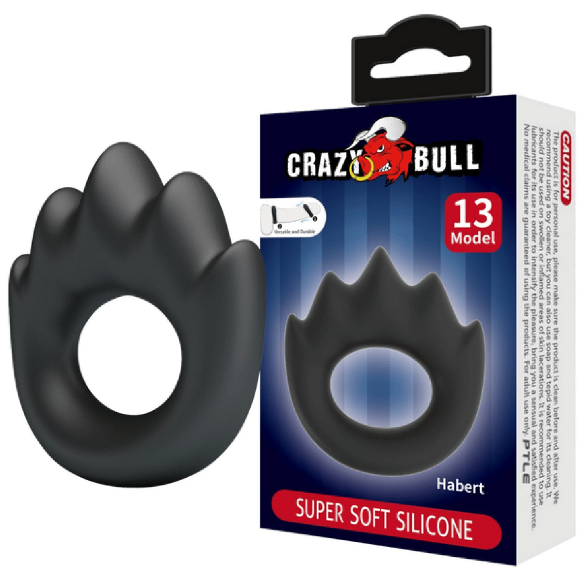 Habert Super Soft Silicone Cockring – High-Quality Flexible Silicone Cockring > Cock Ring > Single - Tophatter Daily Deals
