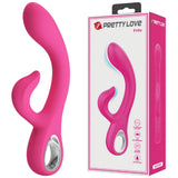 Rechargeable Fritz – Waterproof Silicone Rabbit Vibrator with G-Spot and Clitoral Stimulation > Vibrators > Ladies > Rabbit Multi - Tophatter Daily Deals