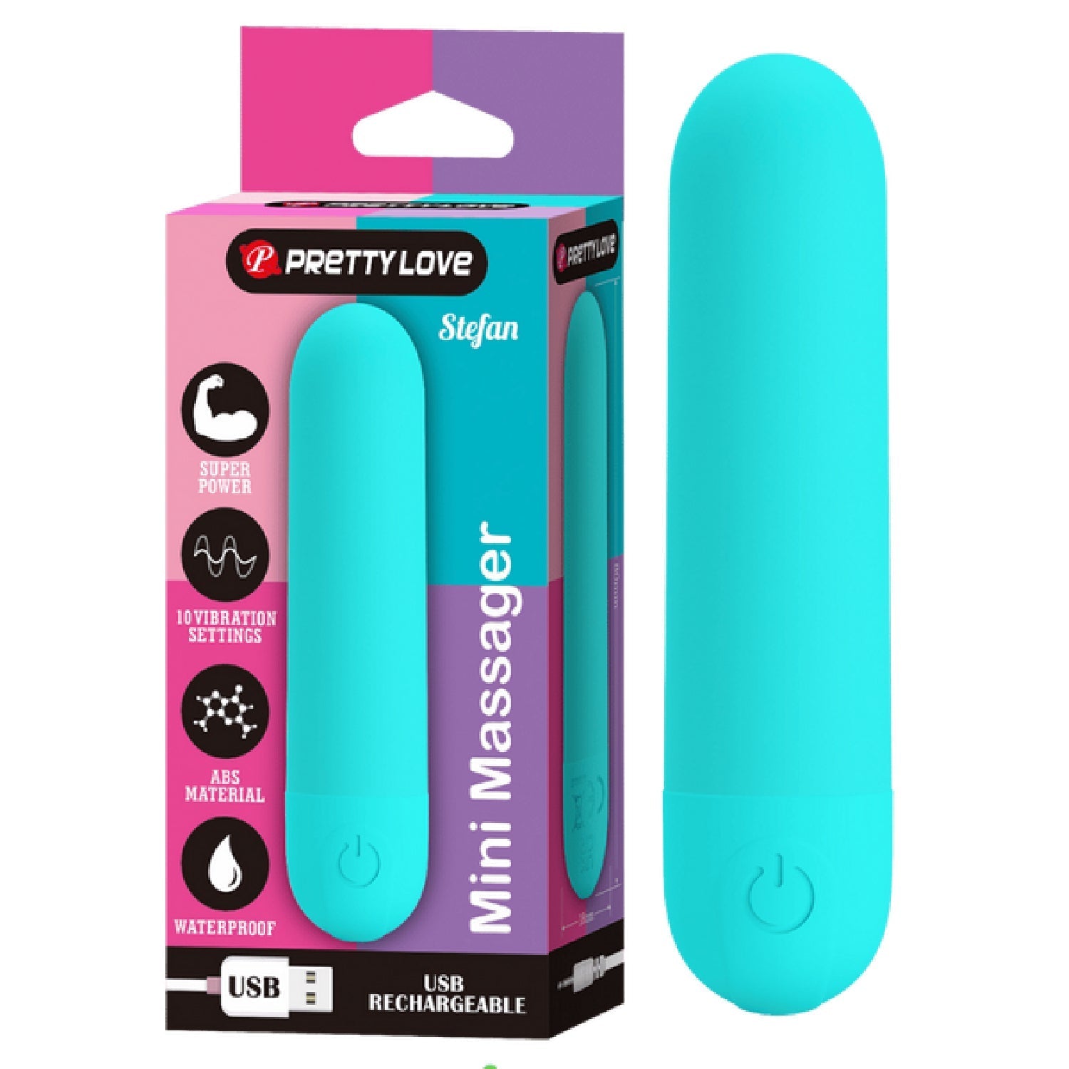 Stefan Rechargeable Mini Massager – Compact Vibrating Bullet Vibrator > Vibrators > Mini Vibrators - Tophatter Daily Deals