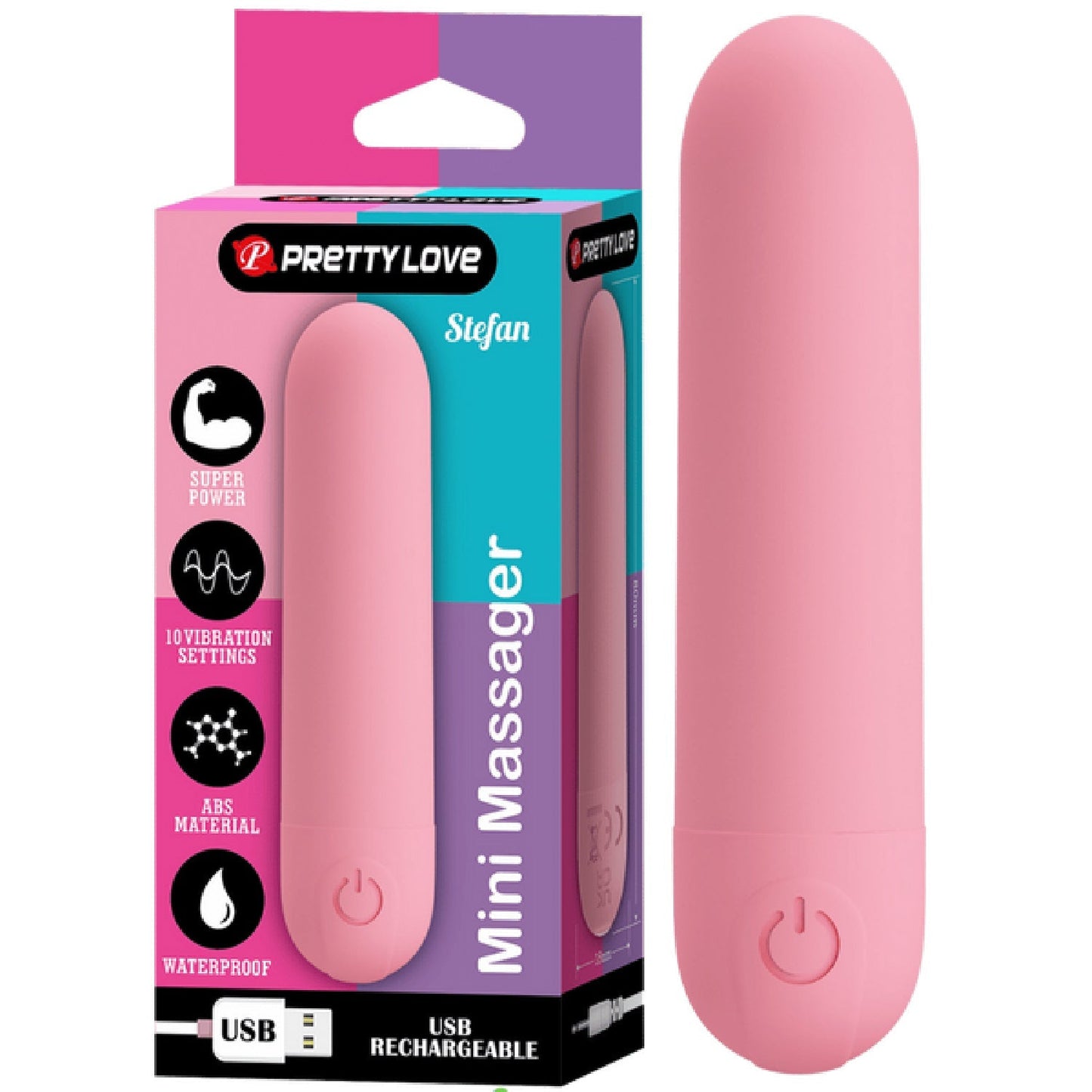 Stefan Rechargeable Mini Massager – Compact Vibrating Bullet Vibrator > Vibrators > Mini Vibrators - Tophatter Daily Deals