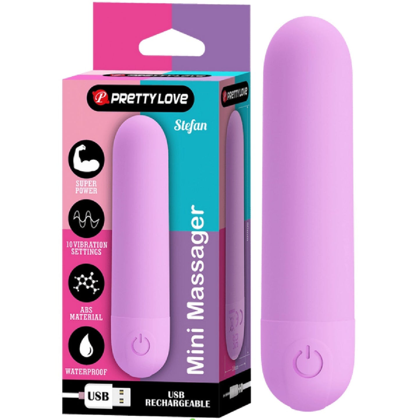 Stefan Rechargeable Mini Massager – Compact Vibrating Bullet Vibrator > Vibrators > Mini Vibrators - Tophatter Daily Deals