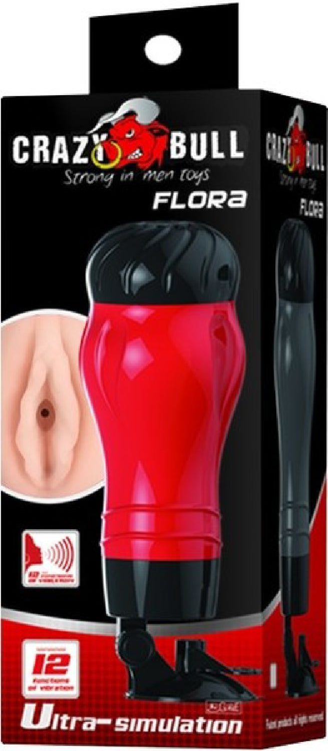 Flora Mouth Masturbator – 12 Function Vibration Stroker with Suction Base > Sex Toys For Men > Masturbators > Vibrating - Tophatter Daily Deals