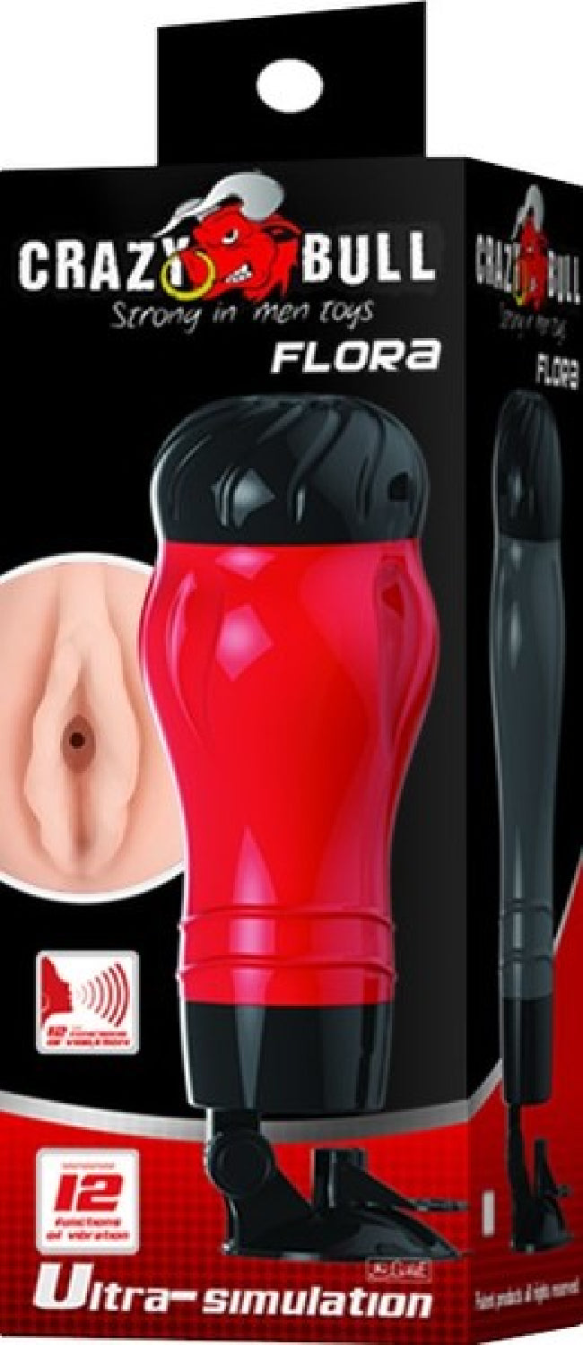Flora Pussy Masturbator – Vibrating Male Stroker with 12 Functions > Sex Toys For Men > Masturbators > Vibrating - Tophatter Daily Deals
