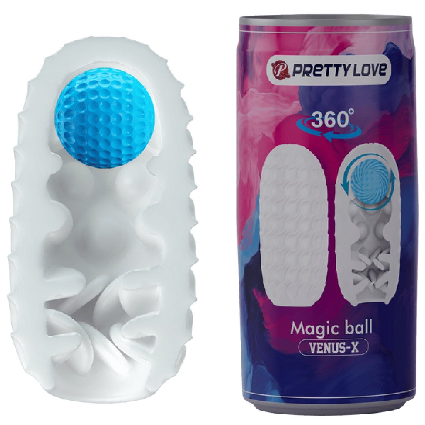Venus-X Magic Ball – Textured Sleeve Masturbator > Sex Toys For Men > Masturbators Cup - Tophatter Daily Deals