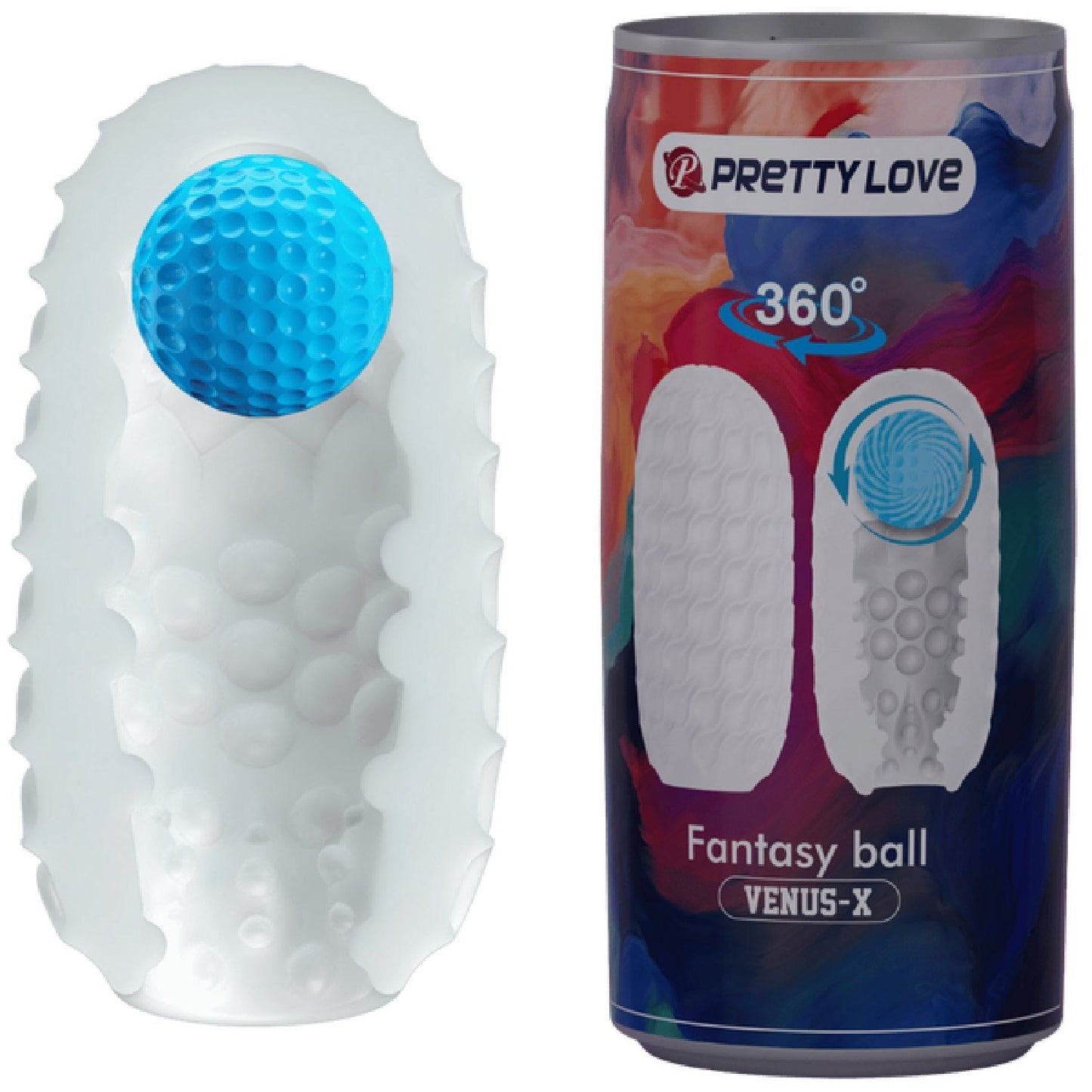 Venus-X Magic Ball – Textured Sleeve Masturbator > Sex Toys For Men > Masturbators Cup - Tophatter Daily Deals